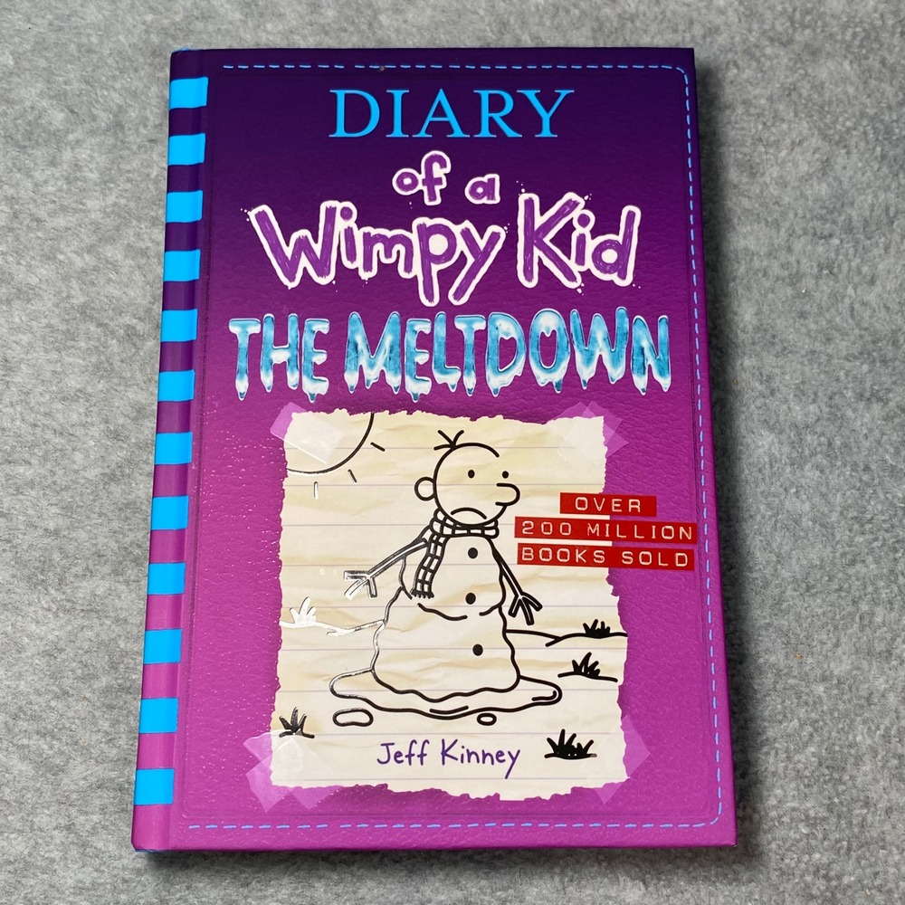 Diary of a Wimpy Kid The Meltdown Book 13 Kids Adventure Hardcover Jeff Kinney
